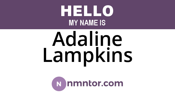 Adaline Lampkins