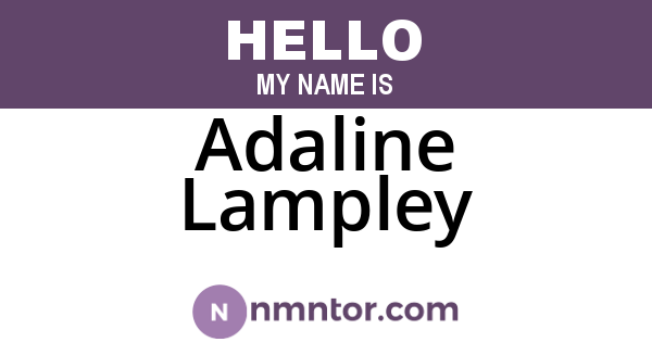 Adaline Lampley