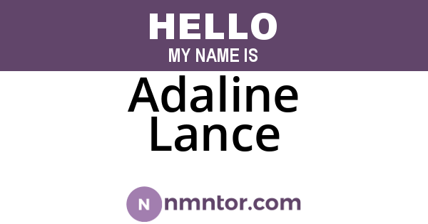 Adaline Lance