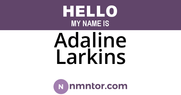 Adaline Larkins