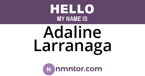 Adaline Larranaga