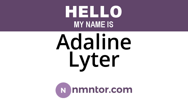 Adaline Lyter