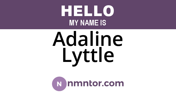 Adaline Lyttle