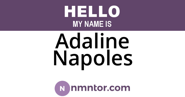 Adaline Napoles
