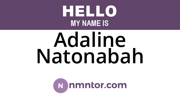 Adaline Natonabah
