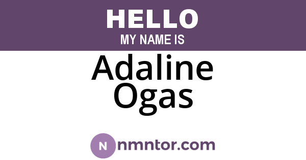 Adaline Ogas
