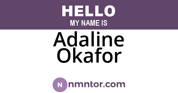 Adaline Okafor