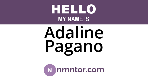 Adaline Pagano