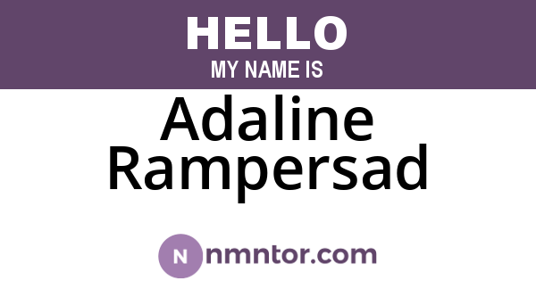 Adaline Rampersad