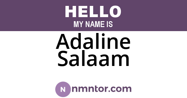 Adaline Salaam