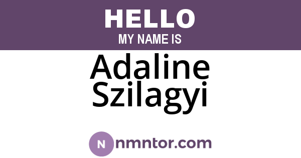 Adaline Szilagyi