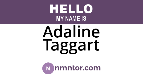 Adaline Taggart