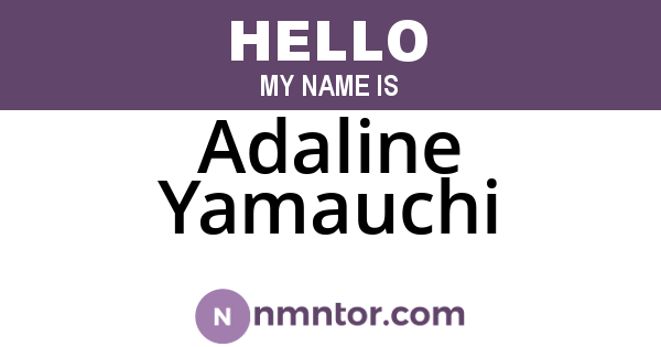 Adaline Yamauchi