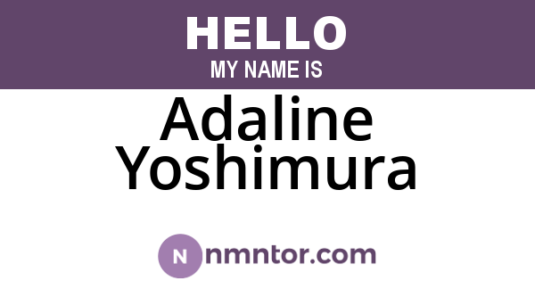Adaline Yoshimura