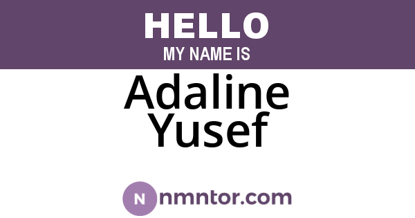 Adaline Yusef