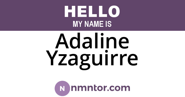 Adaline Yzaguirre