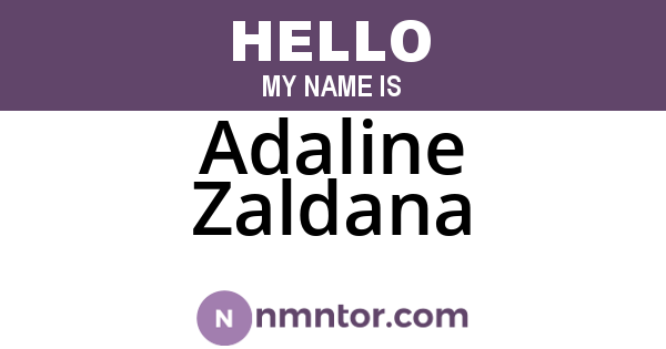 Adaline Zaldana