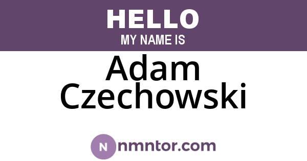 Adam Czechowski