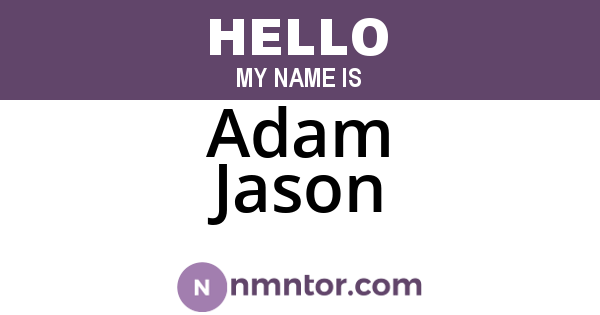 Adam Jason