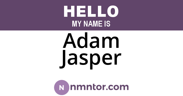 Adam Jasper
