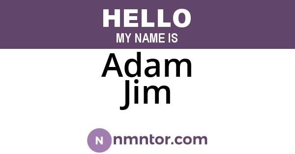 Adam Jim