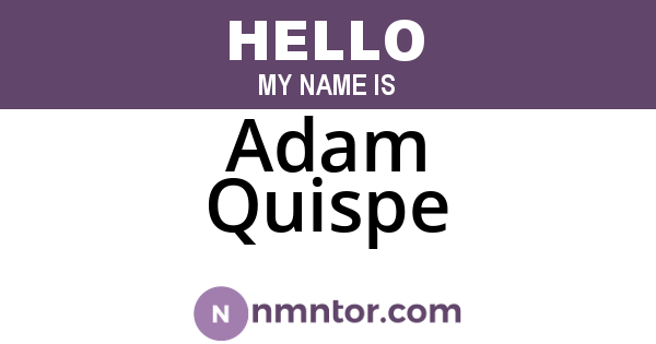Adam Quispe