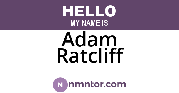 Adam Ratcliff