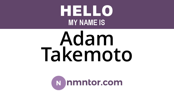 Adam Takemoto