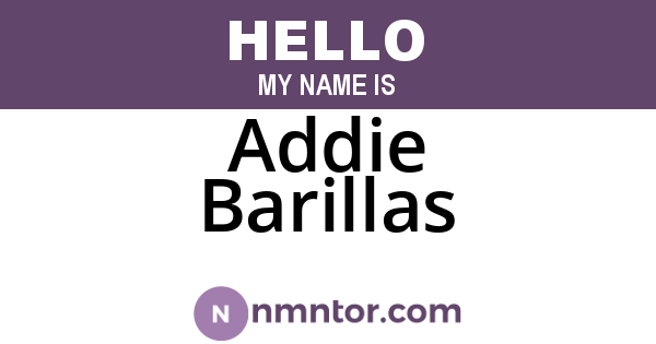 Addie Barillas