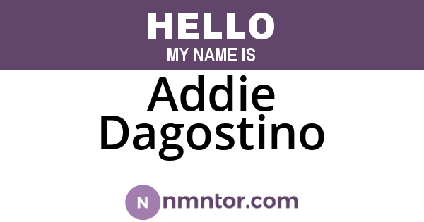 Addie Dagostino