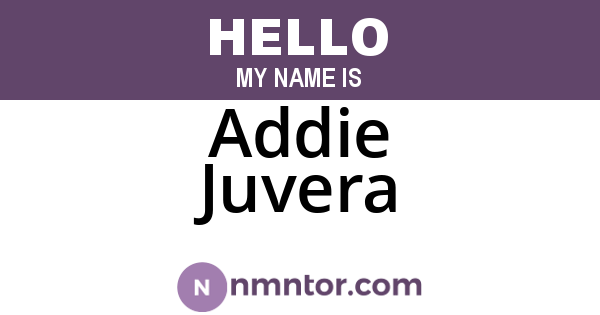 Addie Juvera