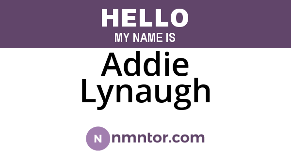 Addie Lynaugh