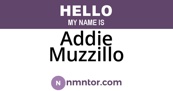 Addie Muzzillo