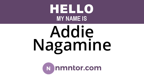 Addie Nagamine