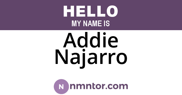Addie Najarro