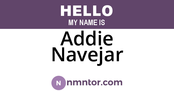 Addie Navejar