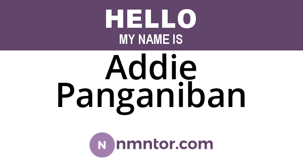 Addie Panganiban