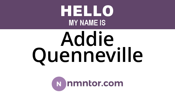 Addie Quenneville