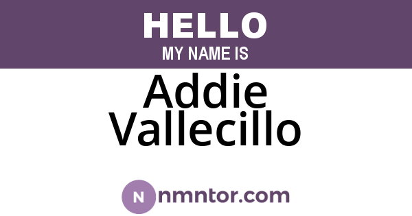 Addie Vallecillo
