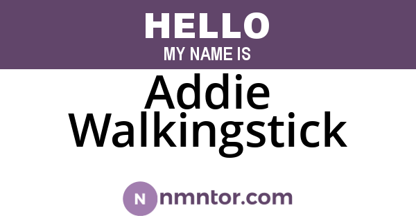 Addie Walkingstick