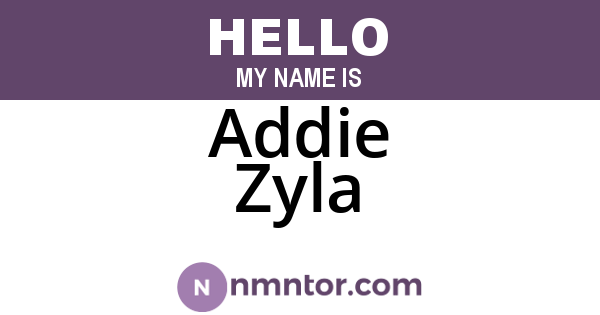 Addie Zyla