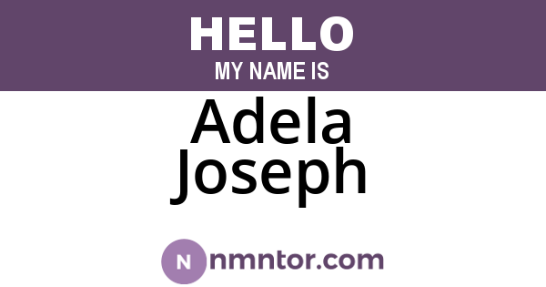 Adela Joseph