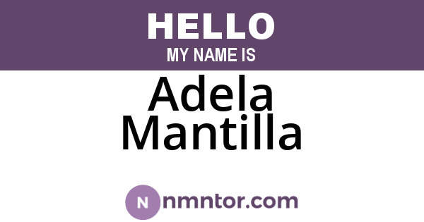 Adela Mantilla