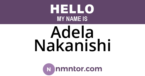 Adela Nakanishi