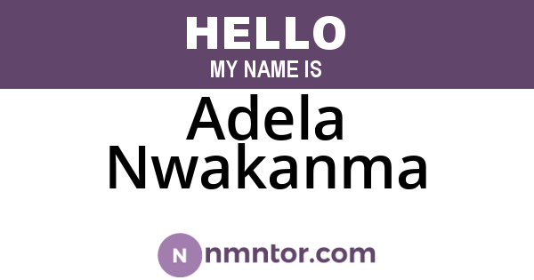 Adela Nwakanma