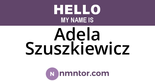 Adela Szuszkiewicz