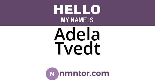 Adela Tvedt