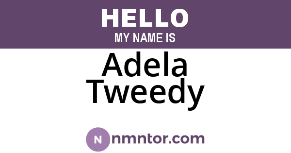 Adela Tweedy