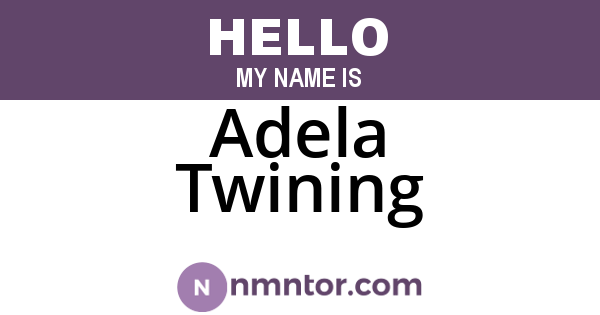 Adela Twining