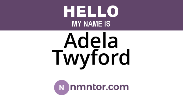 Adela Twyford